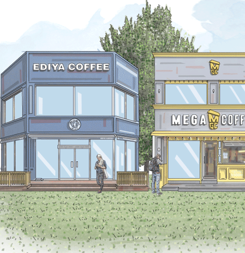 Augmentation des cafés franchisés en Corée du&nbsp;Sud